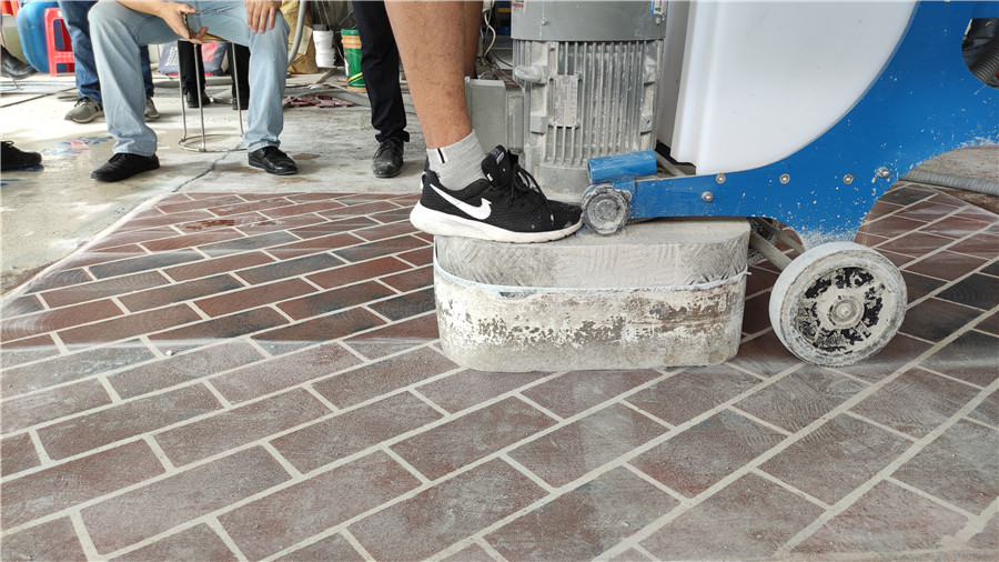 红砖研磨固化成镜实操