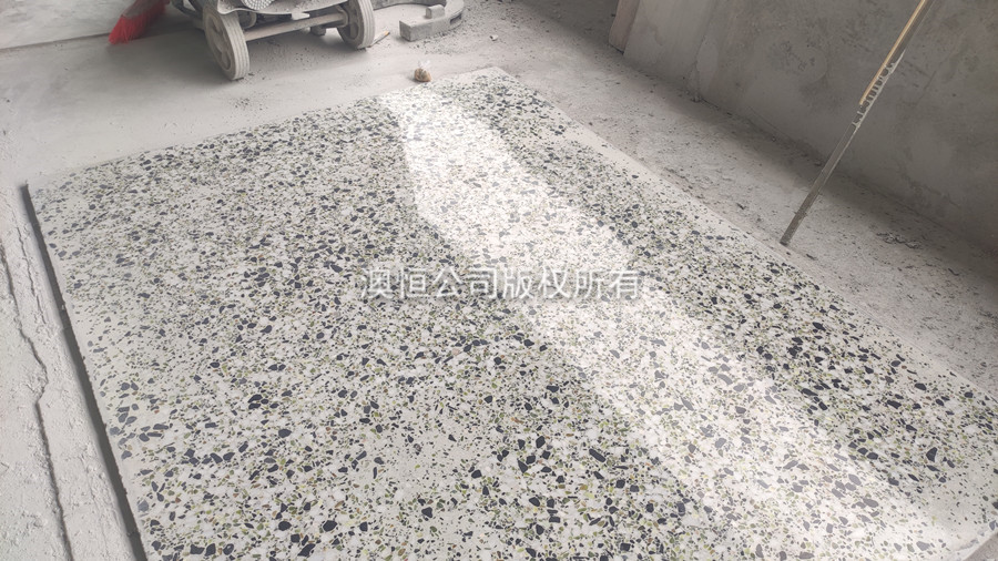 纳米水磨石完工效果图 纳米水磨石完工效果图