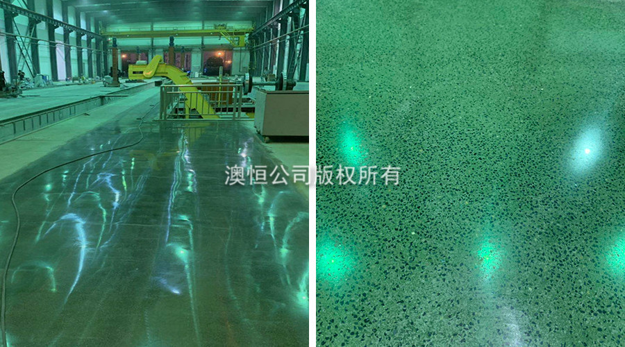 旧地面改造翻新成工业无机磨石