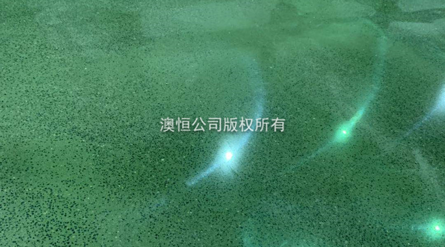 完工后的工业无机磨石效果 完工后的工业无机磨石效果