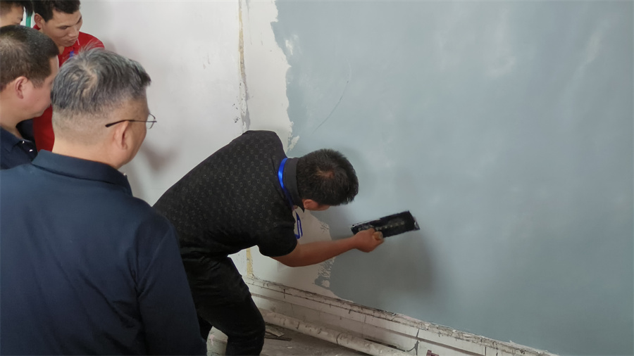 微水泥批刮实操